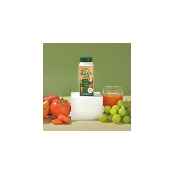 빙그레 야채랑 사과 190ml 24개